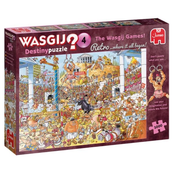 Wasgij? Retro Destriny #4 - The Wasgij Games 1000 Pce Puzzle