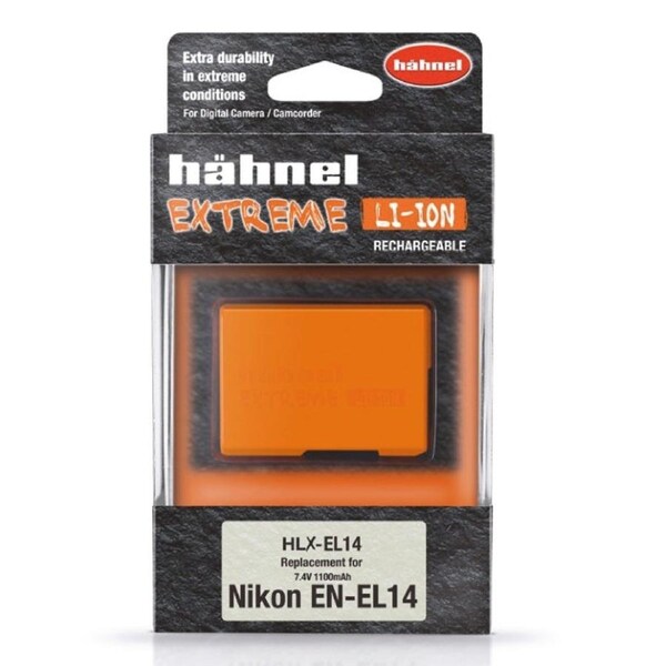 Hahnel Extreme EN-EL14 1100mAh 7.4V HLX-EL14 Battery for Nikon Digital Camera