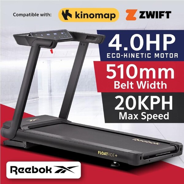 Reebok FR30z Floatride Treadmill in Black