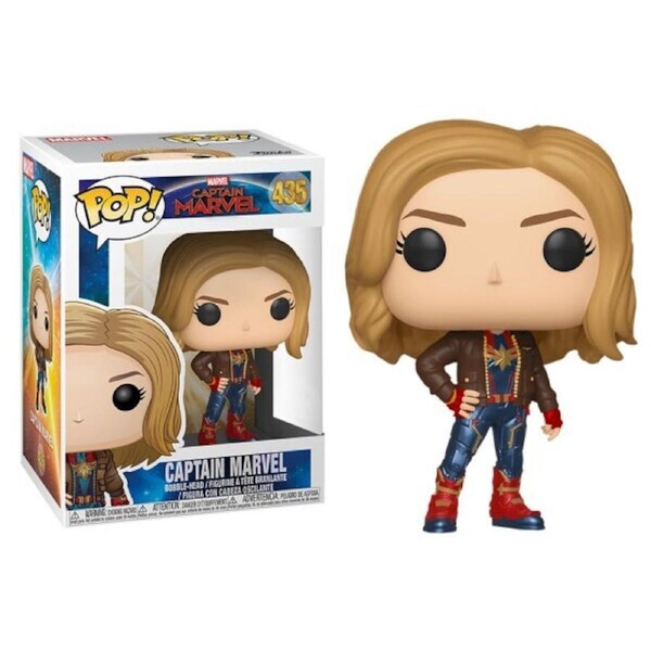 (SW) Funko Captain Marvel - Captain Marvel in Brown Jacket Pop! Vinyl Figure #435