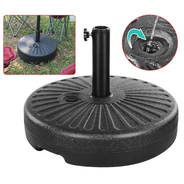 Durable Beach Umbrella Stand Base Parasol Holder Market Patio Standing Outdoor Garden