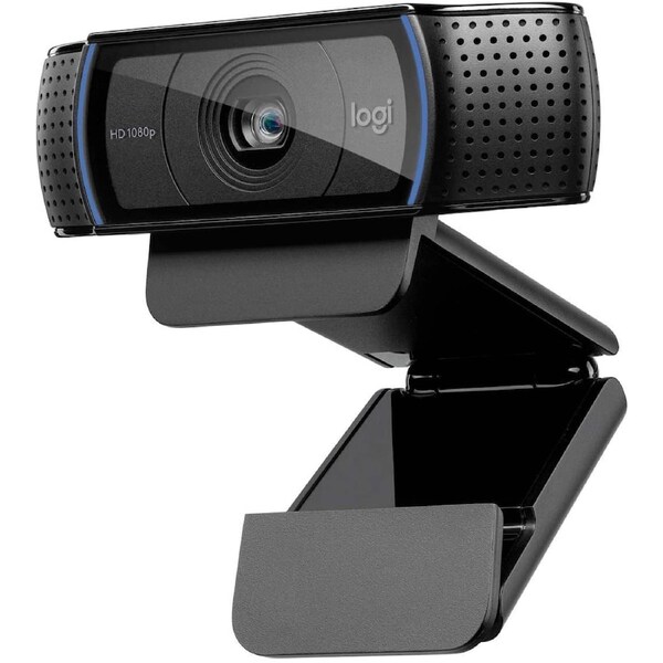 Logitech HD Pro Webcam C920, Widescreen Video Calling and Recording, 1080P Camera, Desktop or Laptop Webcam (Discontinued by Manufacturer)