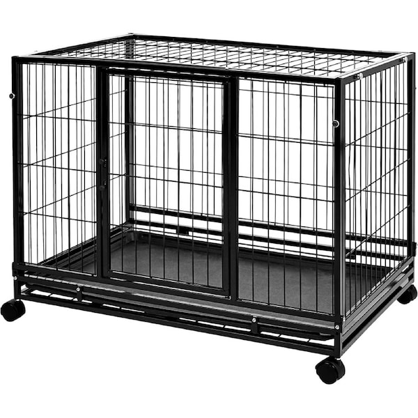 Heavy Duty Stackable Pet Kennel with Tray (91 cm)