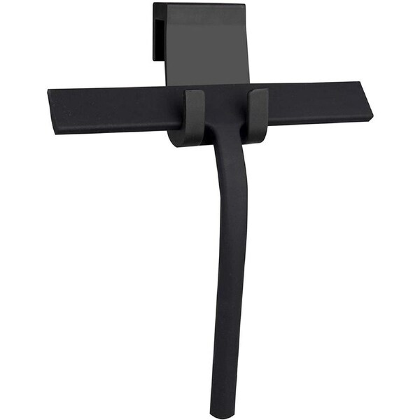 Shower Squeegee Glass Wiper Scraper Cleaner with Silicone Blade with Hook