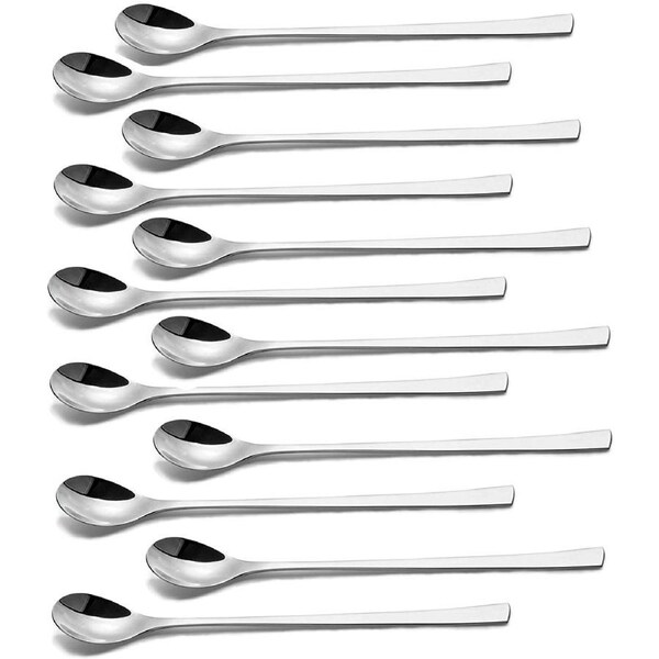 12 Pack Stainless Steel Mixing Stirring Spoon