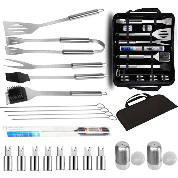 Stainless Steel BBQ Tool Set 21Pcs