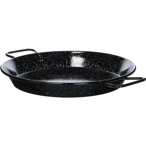 Paella Pan,Enameled Steel, Large, 32cm