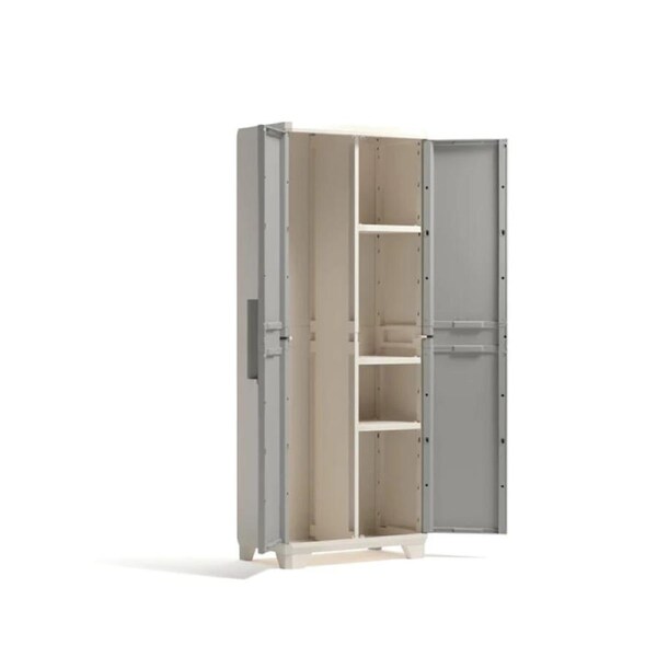 LINEAR WOOD MULTIPURPOSE OUTDOOR CABINET