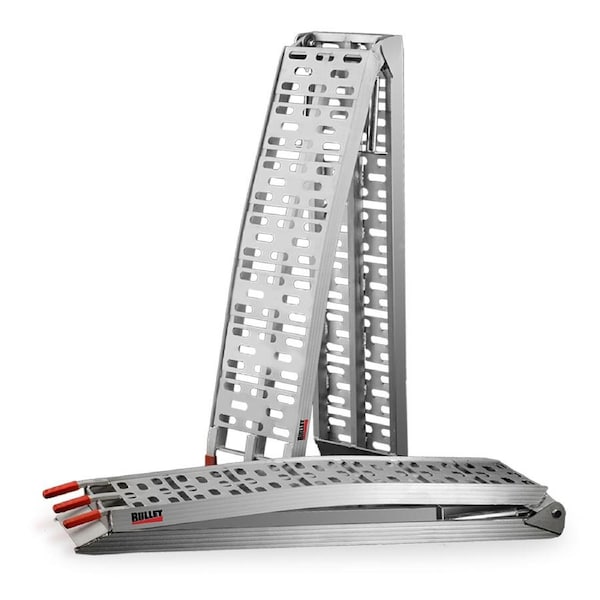 BULLET Pair of 2.3m Aluminium Loading Ramps, 1360kg capacity