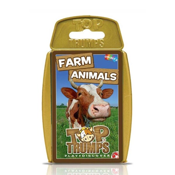Top Trumps Farm Animals Educational Card Game 6y+ Family/Kids/Adult Toy
