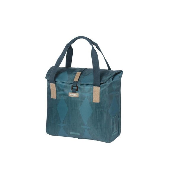 Basil Elegance Bicycle Shopper Bag 20-26L Estate Blue - Blue