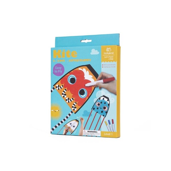 5pc Tookyland Kids Kite Little Floppy Colour Your Own Art/Craft Kit Set Toy 3+