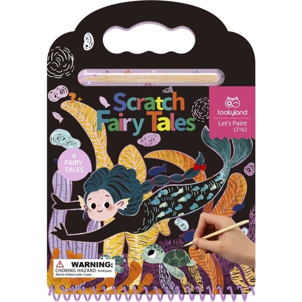 2pc Tookyland Scratch Fairy Tales Art/Craft Home/School Activity Fun Play Toy 3+