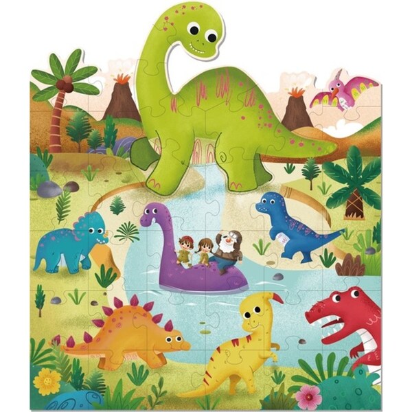 40pcTookyland Dinosaur Themed Durable Kids/Children's Jigsaw Floor Puzzle 3+