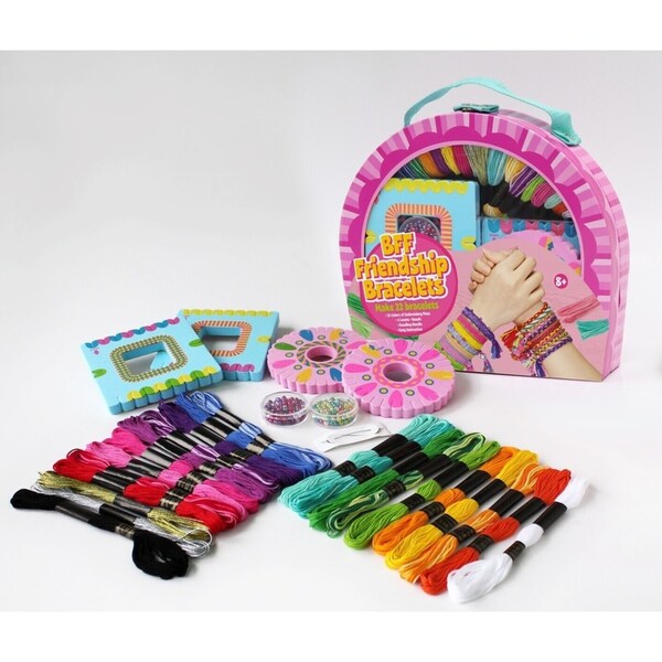 Kaper Kidz Friends 4 Ever Bracelet Making DIY Craft Kids/Children Yarn Kit 8+