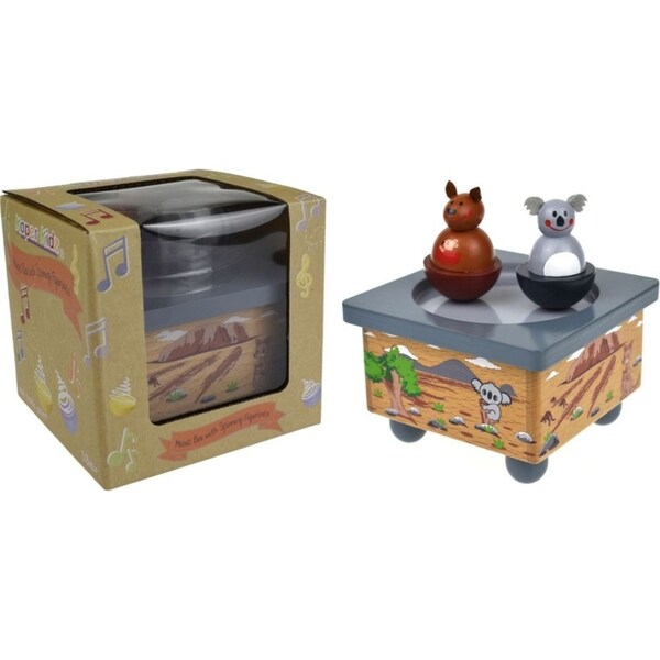 Kaper Kidz Toddler Dancing Magnetic Music Box Koala/Kangaroo Fun Sound Toy 18m+