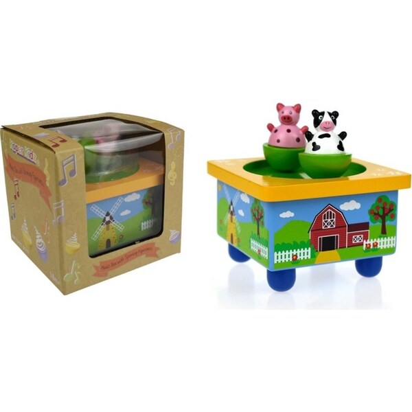 Kaper Kidz Toddler/Children's Dancing Magnetic Music Box Farm Fun Sound Toy 18m+