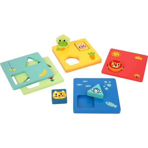 11pc Tooky Toy Logic Sensory Game Shapes Educational/Interactive Fun Play 2+