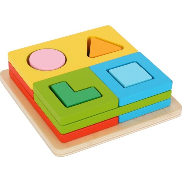 13pc Tooky Toy Wooden Multi-Shape Sorter Kids Interactive/Educational Play 2+