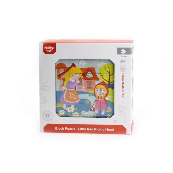 16pc Tooky Toy Little Red Riding Hood Block Children's/Kids Building Puzzle 2+