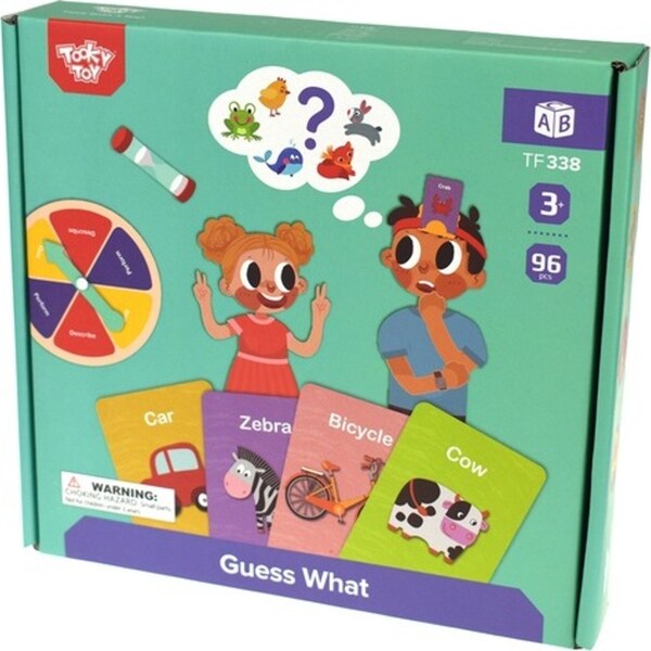 96pc Tooky Toy Guess What Interactive/Learning Board Game Kids Fun Play 3y+