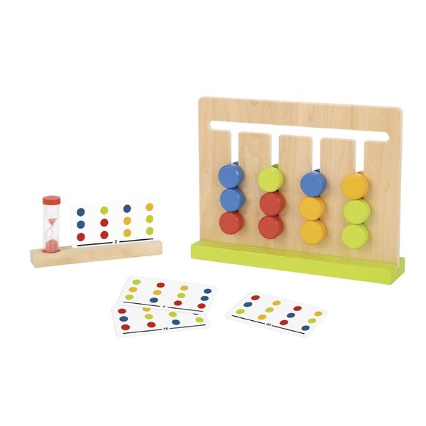 18pc Tooky Toy Wooden Logic Game Kids/Toddler Activity/Interactive Fun Play 3+