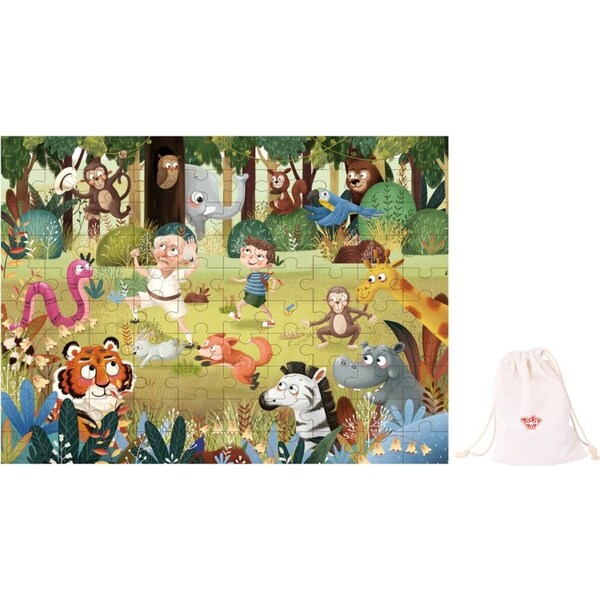 100pcs Tooky Toy Forest Scene Kids/Children's Junior Jigsaw Puzzle Play Set 3y+
