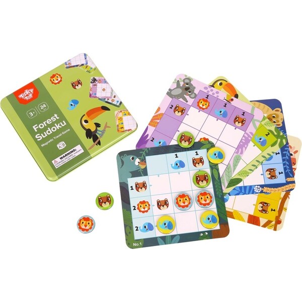 Tooky Toy Kids/Children's Forest Themed Sudoku Tabletop Educational Fun Game 3+