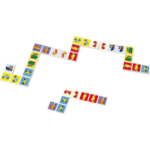 Tooky Domino Board Transportation Kids/Baby Fun Educational/Learning Game 18m+