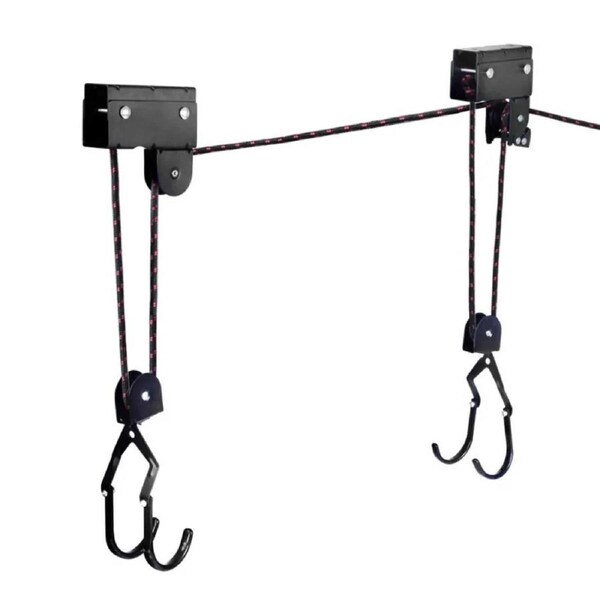 Social Hike Kayak Hoist - 34kg Garage Ceiling Pulley Lift for Kayak Bike Storage