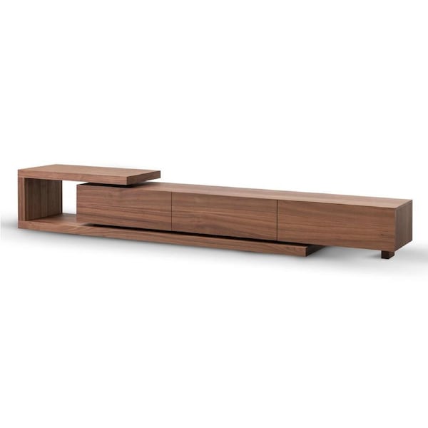 Dwell Extendable TV Entertainment Unit - Walnut