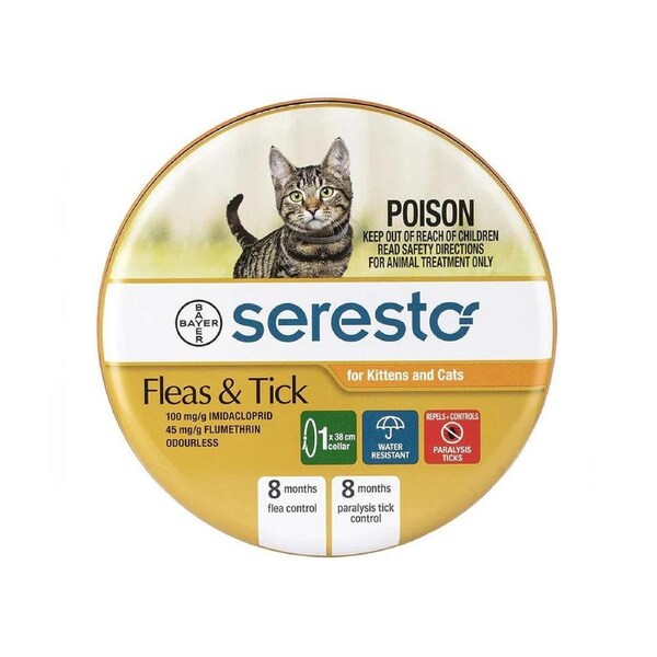 Bayer Seresto Flea & Tick Cat & Kitten Collar