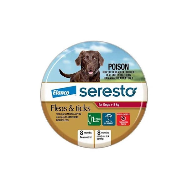 Bayer Seresto Flea And Tick Collar For Dogs Over 8kg