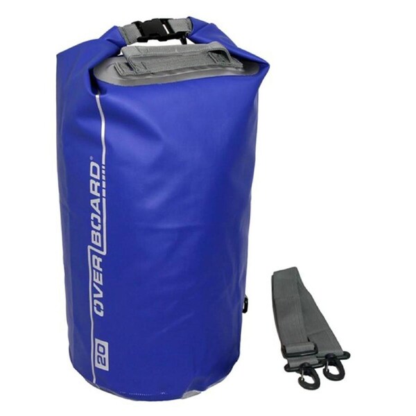 OVERBOARD AOB1005B WATERPROOF BLUE SAILING BAG 20L DRY TUBE BAG