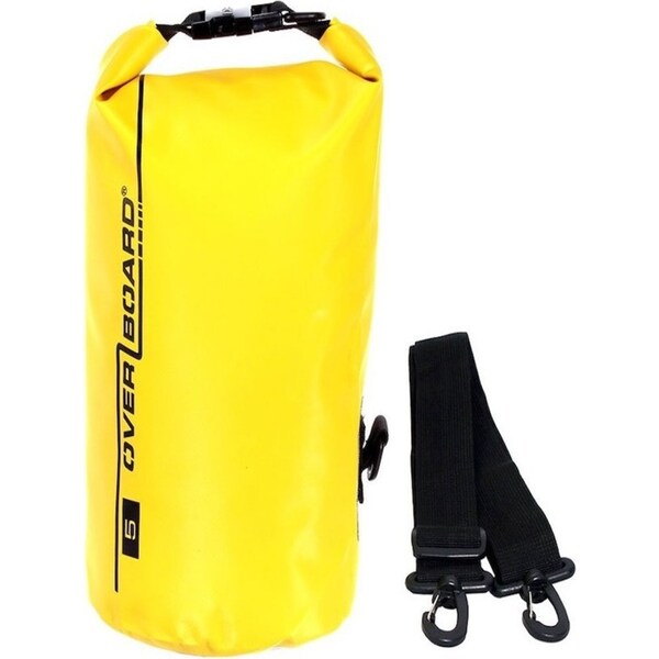 OverBoard 5 Litre Dry Tube Bag Yellow Waterproof Kayaking - AOB1001Y
