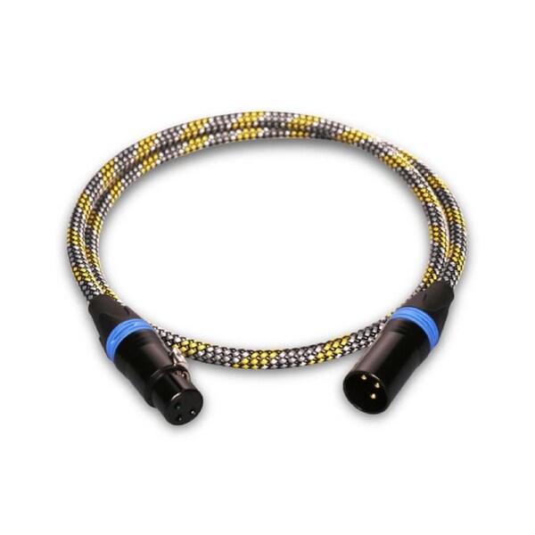 Aperion XLR-1M Premium Balanced XLR Male to Female Cable 1 Meter