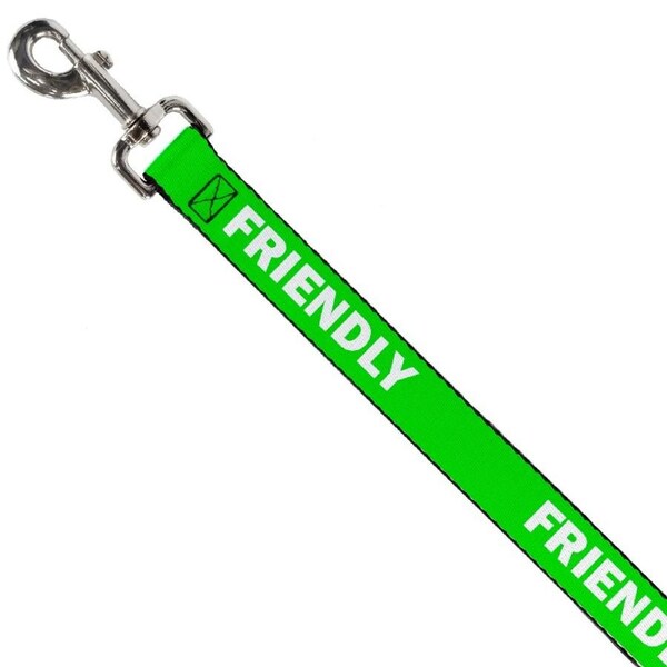 Buckle Down Usa Dog Lead - 'Friendly'