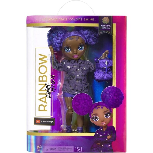 Rainbow High Junior S2 Kids/Children Fashion Play Toy Doll Krystal Bailey 6+