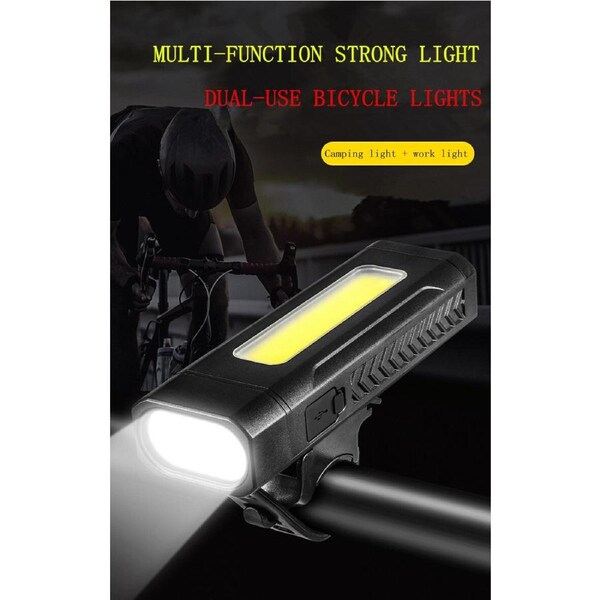 Waterproof Rechargeable LED Bike Bicycle Light USB Cycle Front Back Headlight