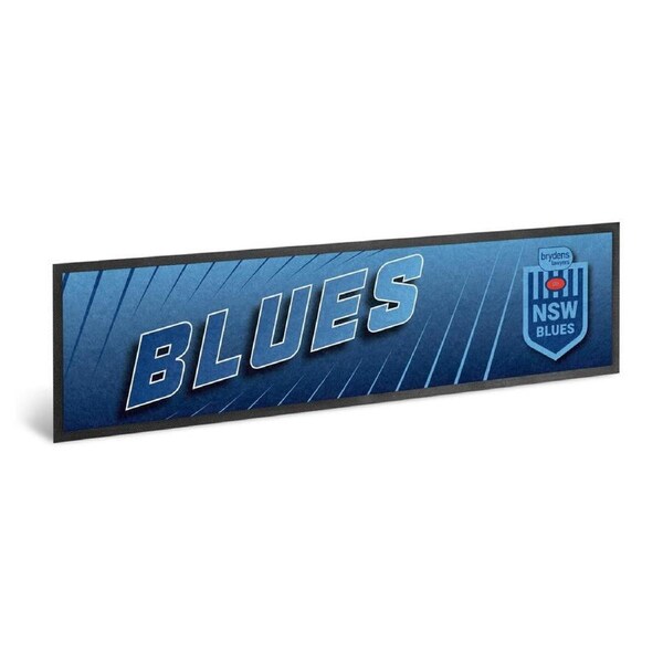 NRL NSW State of Origin GO Blues Bar Mat Runner