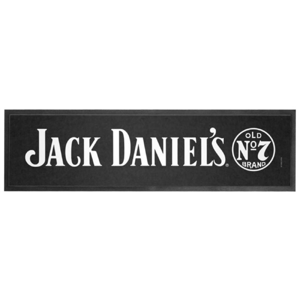 Jack Daniels Logo Bar Mat Runner