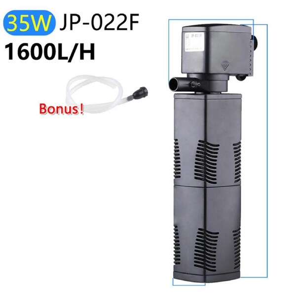 OZNALA ECO 3 in 1 Fish Tank Aquarium Submersible Water Power Filter Pump 35W 1600L/H AU