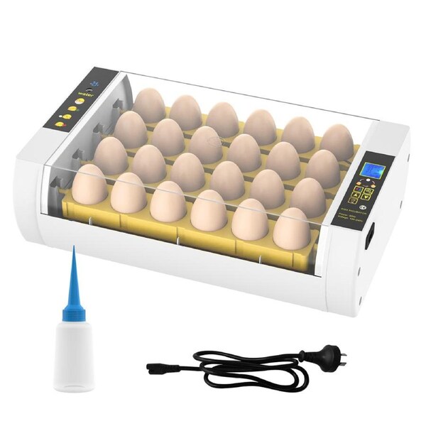Advwin 24 Egg Incubator Automatic Turning Digital Chicken Eggs Hatcher