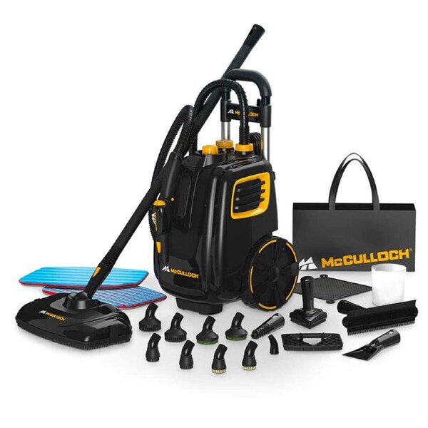 McCulloch MC1385 Deluxe Canister 1500W Multi-Purpose Steam Cleaner