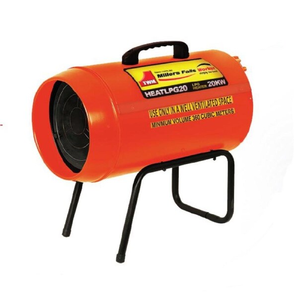 Millers Falls Forced Air Industrial Gas Heater 20KW