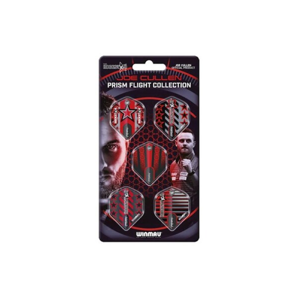 Winmau Joe Cullen Rockstar Flight Collection 100 Micron (Pack of 5 sets of 3 fights)