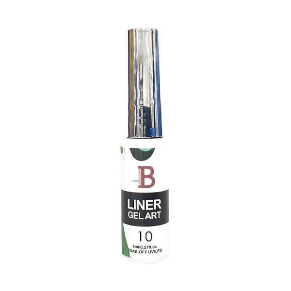 Billionaire - Liner Art UV LED Nail Gel Polish - 10 Black 8ml