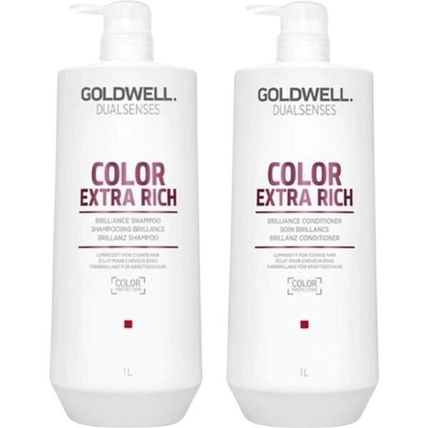 Goldwell Dualsenses Color Extra Rich Brilliance Shampoo & Conditioner 1 Litre Duo