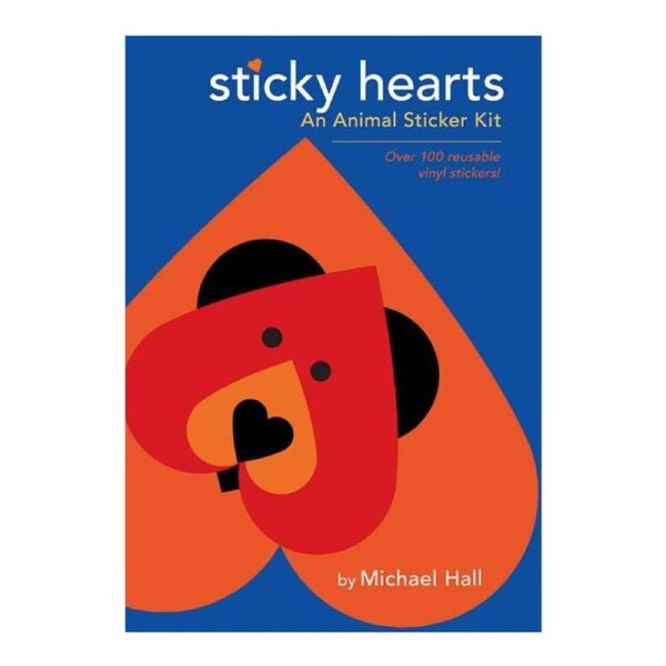 Michael Hall's Sticky Hearts - Animal Sticker Kit