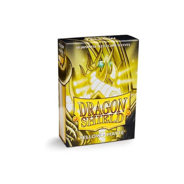 Sleeves - Dragon Shield Japanese - Box 60 - Yellow Matte